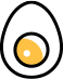 Frozen egg products icon