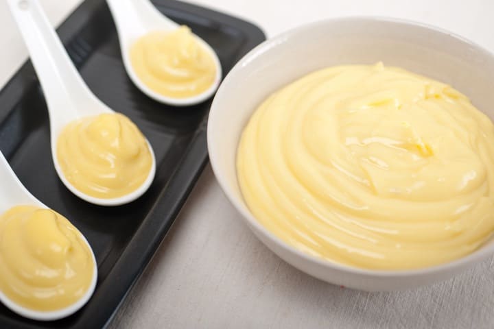 Custard with Plombière